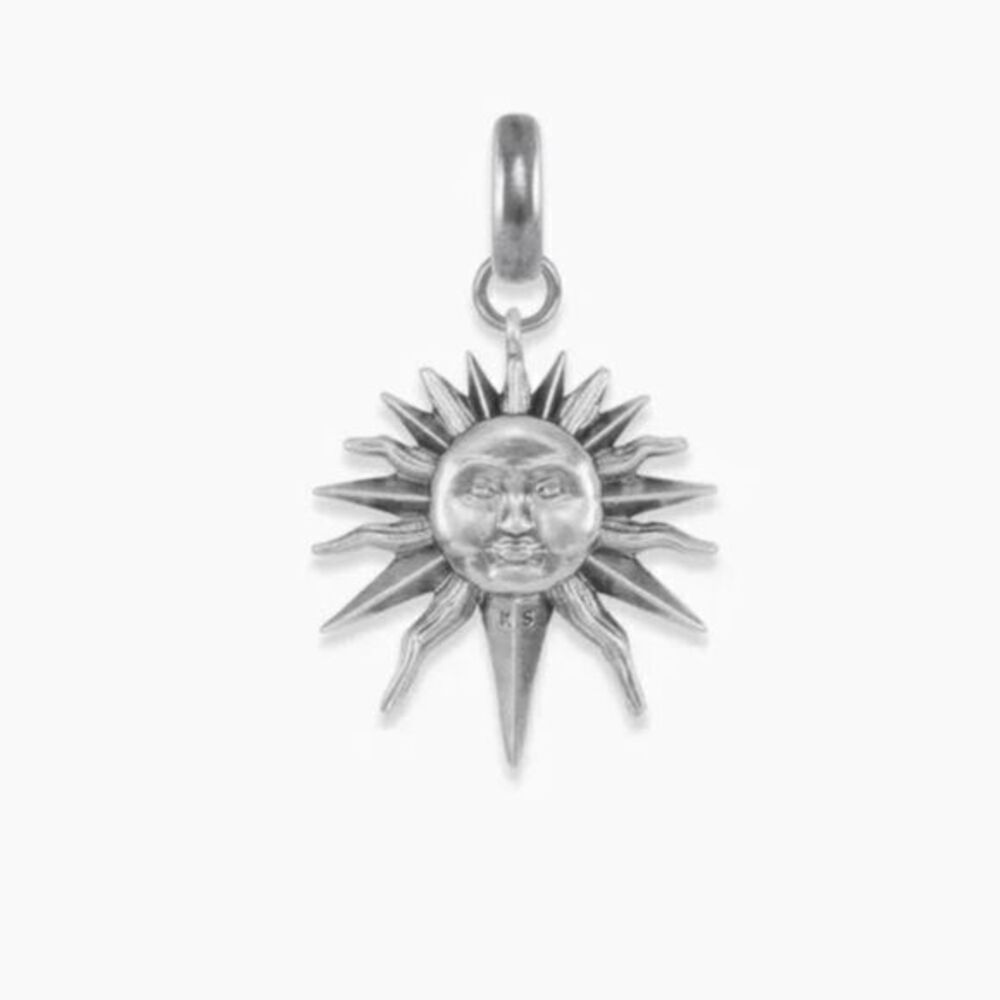 KENDRA SCOTT Silver Sun Necklace Charm